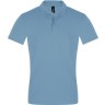 Рубашка поло мужская Sol's Perfect Men 180, голубая, размер XL