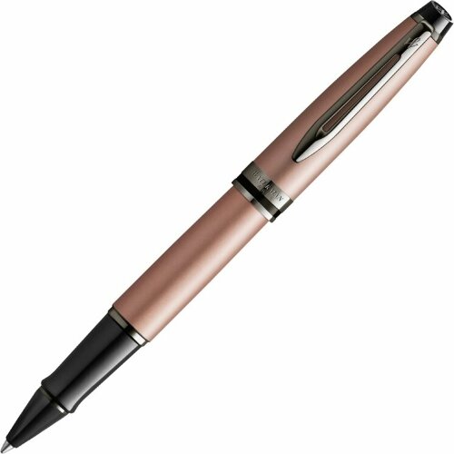 Ручка-роллер Waterman Expert Rose Gold F BLK в подарочной упаковке