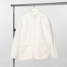 Куртка унисекс Manevr Oblako, молочно-белая, размер XS/S
