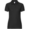 Поло женское 65/35 POLO LADY-FIT 180, черный, XS