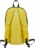Рюкзак Rush, жёлтый, 40 x 24 см, 100% полиэстер 600D, желтый, черный