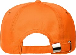 Бейсболка Molti Canopy, оранжевая с белым кантом