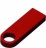 USB 2.0-флешка на 8 Гб с мини чипом и круглым отверстием, красный