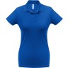 Рубашка поло женская BNC ID.001, ярко-синяя, размер XS