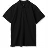 Рубашка поло мужская Sol's Summer 170, черная, размер XS