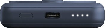 Портативный аккумулятор EnergEA MagPac MINI, 10000 mAh Magnetic wireless 15W USB-C 20W ultra-slim with stand, синий