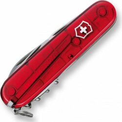 Офицерский нож Victorinox Spartan 91, прозрачный красный