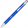 Кнопочная шариковая ручка Moneta из анодированного алюминия, синие чернила, синий
