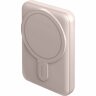 Портативный аккумулятор EnergEA MagPac MINI, 10000 mAh Magnetic wireless 15W USB-C 20W ultra-slim with stand, розовый