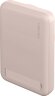 Портативный аккумулятор EnergEA MagPac MINI, 10000 mAh Magnetic wireless 15W USB-C 20W ultra-slim with stand, розовый