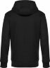 Толстовка с капюшоном унисекс King, черная, 3XL