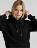 Толстовка с капюшоном унисекс King, черная, 3XL