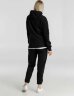 Толстовка с капюшоном унисекс King, черная, 3XL