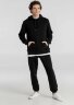 Толстовка с капюшоном унисекс King, черная, 3XL