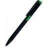 Ручка металлическая Slice Soft софт-тач, зеленая