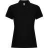 Рубашка поло Roly Pegaso женская, черный, размер S (40)