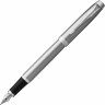 Перьевая ручка Parker IM Stainless Steel CT, перо: F, цвет чернил: blue, в подарочной упаковке.