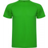 Спортивная футболка Roly Montecarlo детская, папоротниковый, размер 4 (104-116)