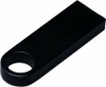 USB 2.0-флешка на 16 Гб с мини чипом и круглым отверстием, черный
