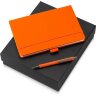 Подарочный набор Vision Pro soft-touch с ручкой и блокнотом А5, оранжевый