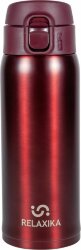 Термокружка Relaxika, бордовая