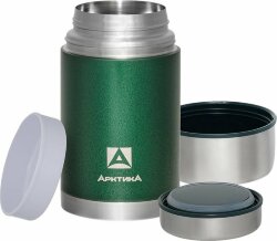Термос для еды в чехле «Арктика 1000», зеленый