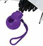 Зонт складной FANTASIA, механический, белый, фиолетовый