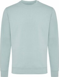 Свитшот Iqoniq Zion из переработанного хлопка, унисекс, 340 г/м2, зеленый айсберг, размер XXL