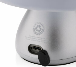 Беспроводная настольная лампа Luming из переработанного пластика RCS, IPX4