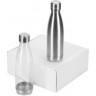 Подарочный набор с термосом и бутылкой Bottle set, серебристый