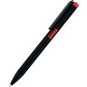 Ручка металлическая Slice Soft софт-тач, красная