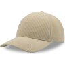 Бейсболка Atlantis CORDY-S, 6 клиньев, бежевый, размер 58 см