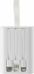 Аккумулятор c быстрой зарядкой Uniscend Trellis Quick 10000 мАч, белый