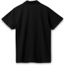 Рубашка поло мужская Sol's Spring 210, черная, размер 4XL