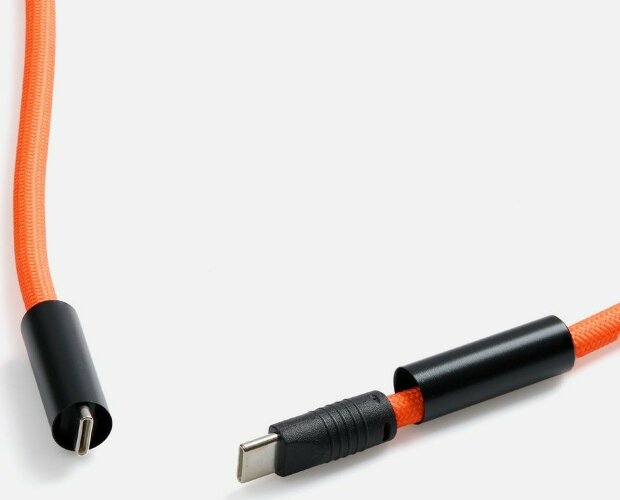 Кабель-ланьярд Indivo energyFlex Power Delivery 60 Вт, оранжевый
