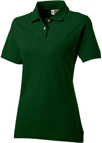 Рубашка поло US Basic Boston женская, бутылочный зеленый, размер M