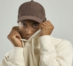 Бейсболка Atlantis CORDY-S, 6 клиньев, коричневый, размер 58 см