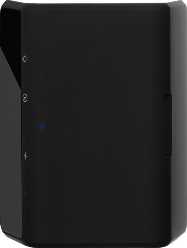 Зарядная станция с часами 15W Flame, черная