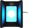 Зарядная станция с часами 15W Flame, черная