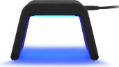 Зарядная станция с часами 15W Flame, черная