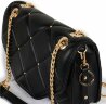 Сумка женская Beverly Hills Polo Club, черный/желтое золото