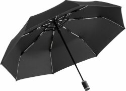 Зонт складной FARE AOC Mini с цветными спицами, белый