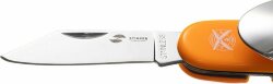 Нож перочинный Stinger, 109 мм, 8 функций, материал рукояти: АБС-пластик (оранжевый)