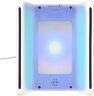 Зарядная станция с часами 15W Flame, белая