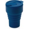 Силиконовый складной стакан GoCup, индиго