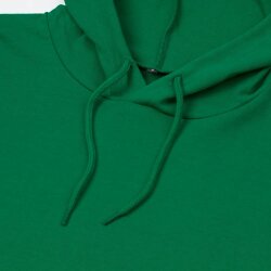 Толстовка с капюшоном унисекс Hoodie, зеленая, M