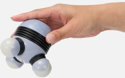 Ручной вибромассажер Spacy, серый с черным