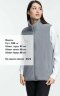 Жилет флисовый унисекс Nesse, серый, XL/2XL