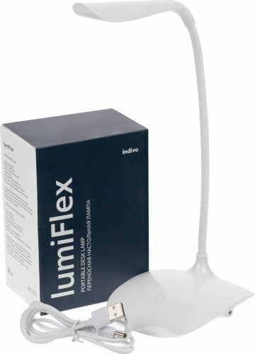 Беспроводная настольная лампа Indivo lumiFlex ver.2, белый