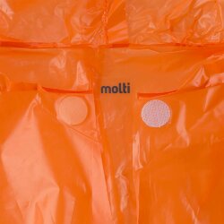 Дождевик-плащ детский Molti BrightWay Kids, оранжевый
